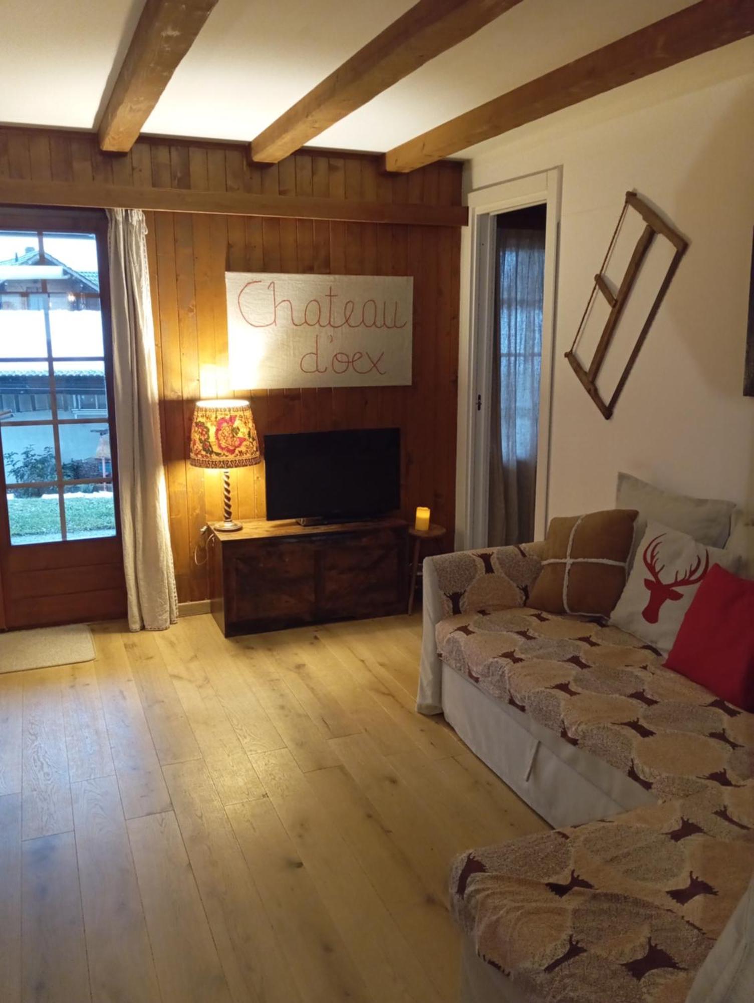 Cozy Apartment In The Heart Of The Alps Château-d'Oex Exterior foto