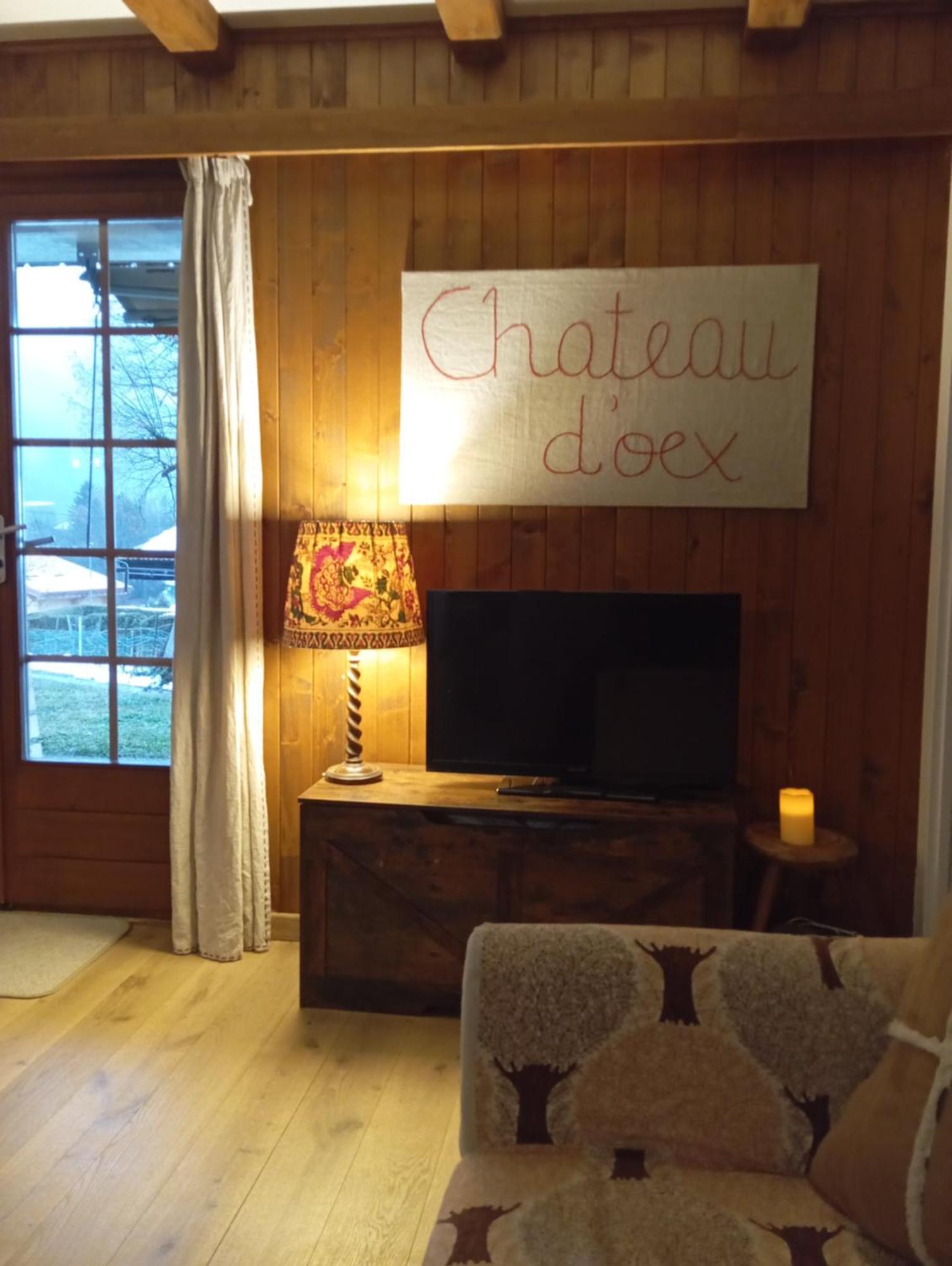 Cozy Apartment In The Heart Of The Alps Château-d'Oex Exterior foto